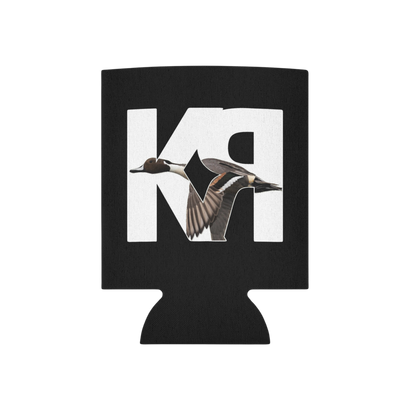 a color black can cooler with the K-RAY CONSTRUCTION logo on it